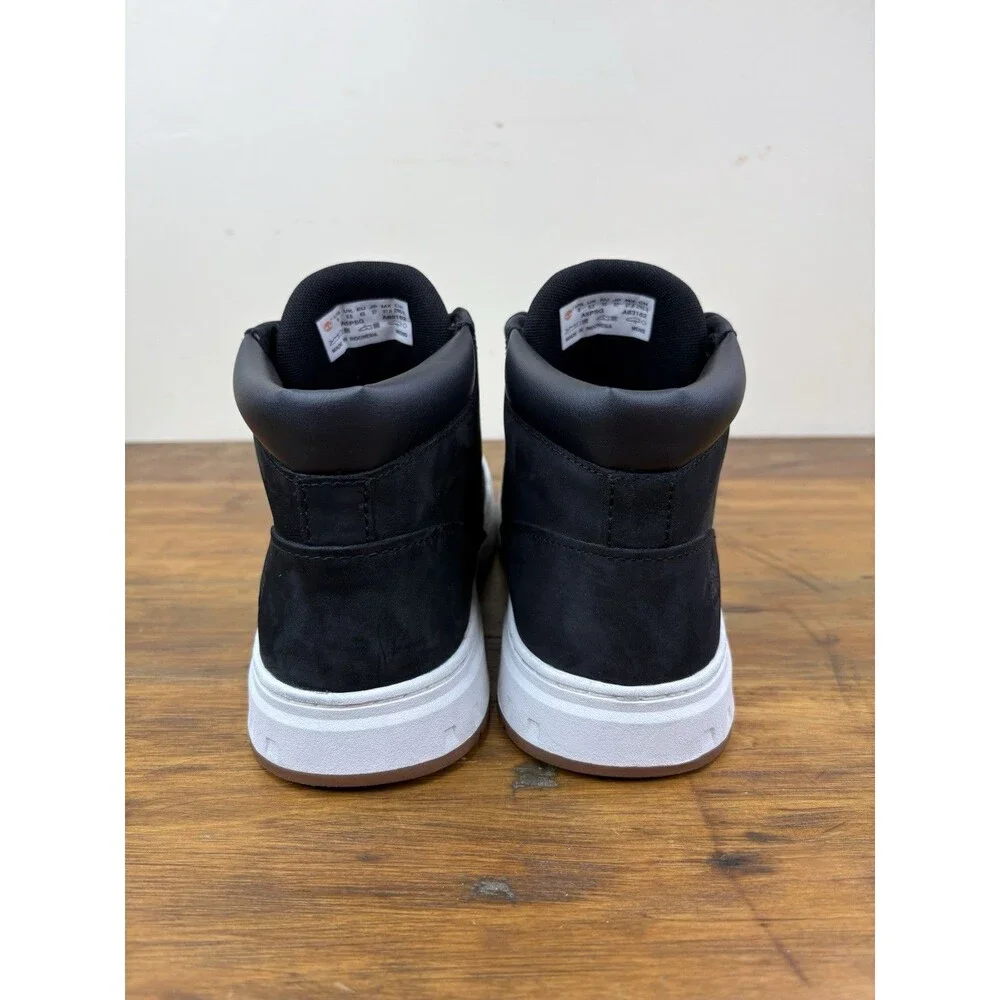 Timberland Maple Grove Chukka Boots Mens 9 Black Nubuck Leather Sneaker A5PSG